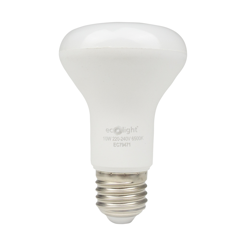 Żarówka LED r63 E27 10w 6500k 900lm 1 Żarówka LED R63 E27 10W 6500K 900lm — oświetlenie LED