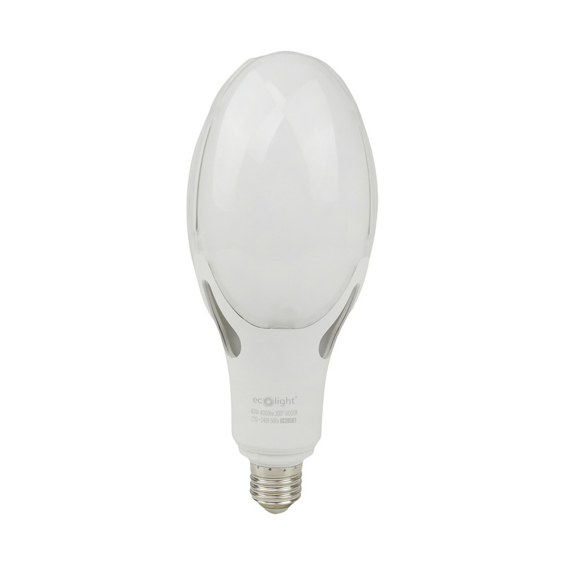 Żarówka LED rocket E27 40w 6000k 4000lm e-27->e-40 1 Żarówka LED Rocket E27 40W 6000K 4000lm E-27->E-40 — oświetlenie LED