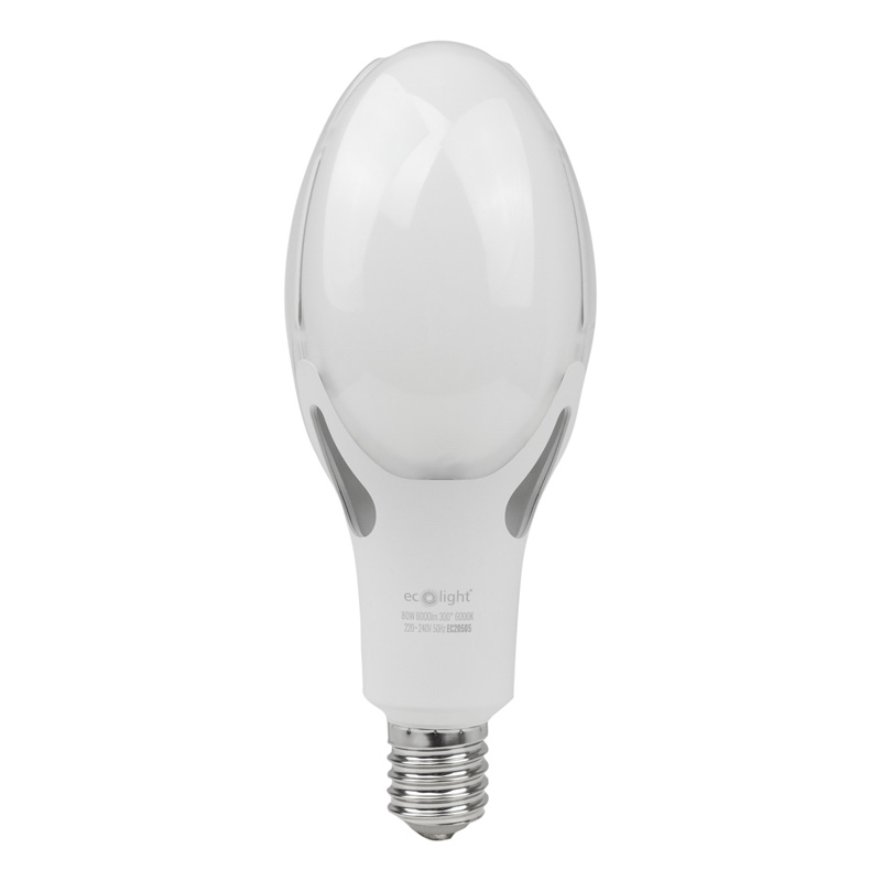 Żarówka LED rocket e40 80w 6000k 8000lm 1 Żarówka LED Rocket E40 80W 6000K 8000lm — oświetlenie LED