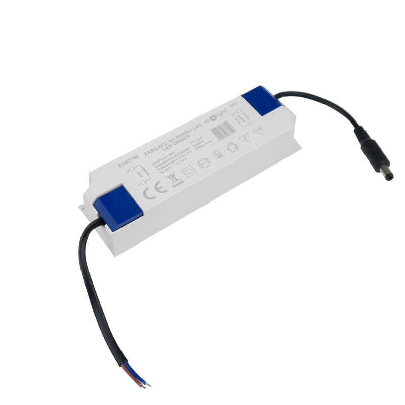 Zasilacz do paneli LED 40w 230v emc 42-63v DC 1 Zasilacz do paneli LED 40W 230V EMC 42-63V DC — oświetlenie LED