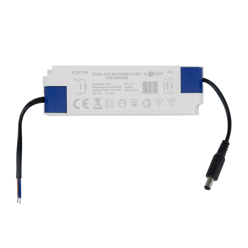 Zasilacz do paneli LED 40w 230v emc 42-63v DC 2 Zasilacz do paneli LED 40w 230v emc 42-63v DC - obrazek 2