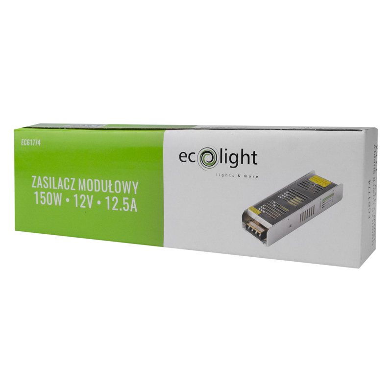 Zasilacz LED 150w 12v 12.5a ip20 slim 200x60x40 3 Zasilacz LED 150w 12v 12.5a ip20 slim 200x60x40 - obrazek 3