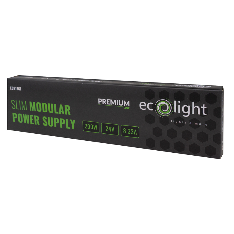 Zasilacz modułowy slim premium 200w 24v 3 Zasilacz modułowy slim premium 200w 24v - obrazek 3