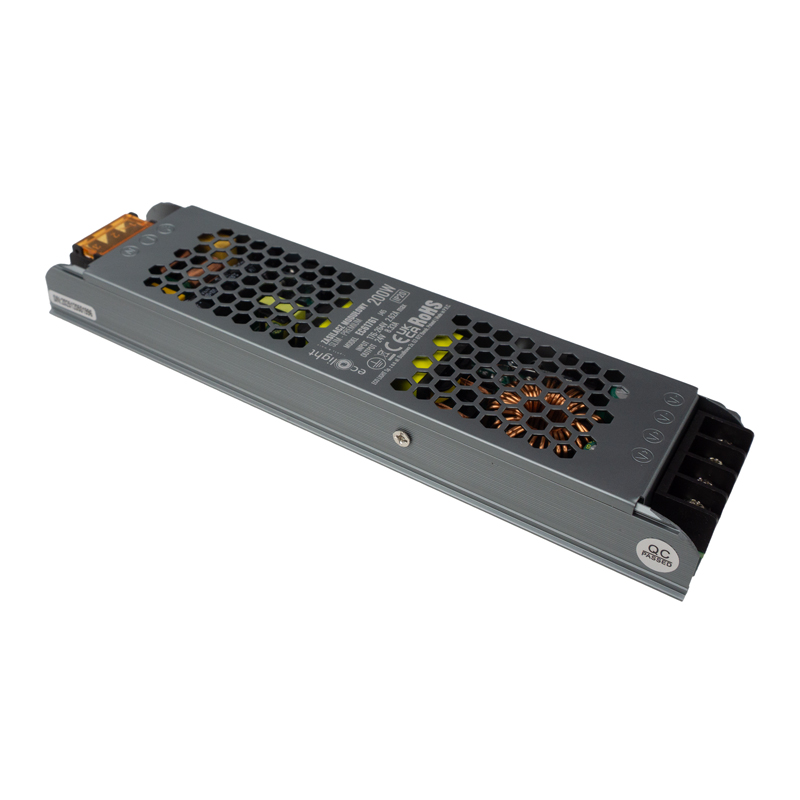 Zasilacz modułowy slim premium 200w 24v 1 Zasilacz modułowy slim PREMIUM 200W 24V — oświetlenie LED