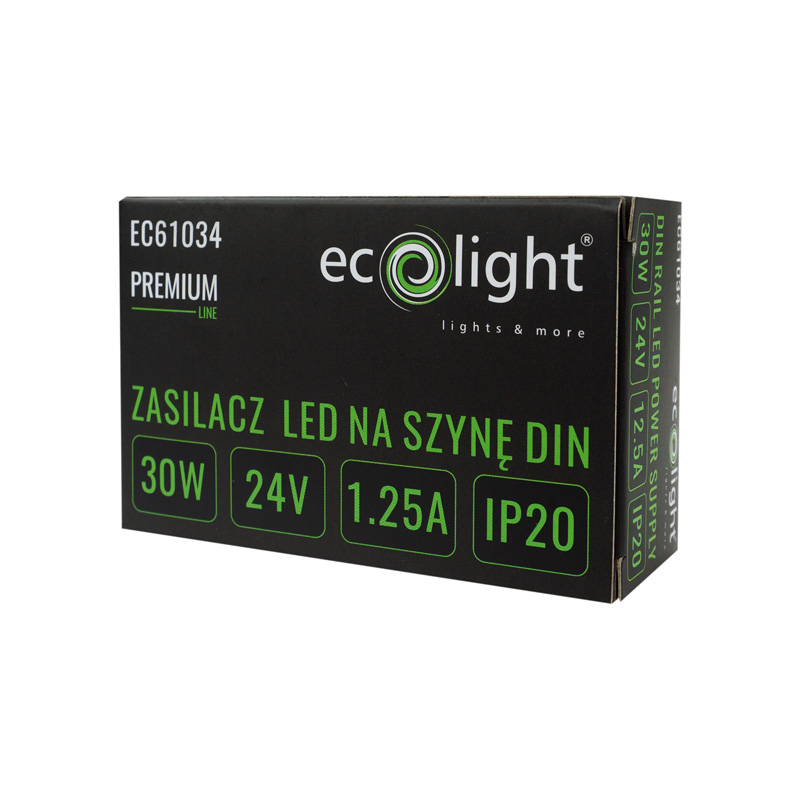 Zasilacz na szynę din premium 3m 24v 30w 3 Zasilacz na szynę din premium 3m 24v 30w - obrazek 3