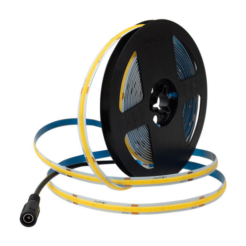 Zestaw taśma LED COB 320 24v 7w/m 3000k ip20 /5m/ 5 Zestaw taśma LED COB 320 24v 7w/m 3000k ip20 /5m/ - obrazek 5