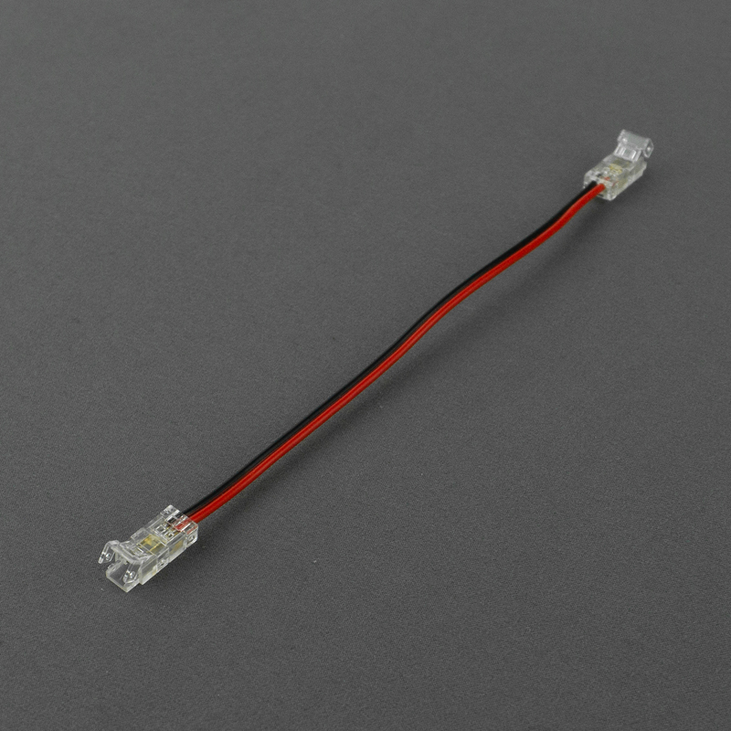 Złączka dwustronna z przewodem mono COB 5mm 1 Złączka dwustronna z przewodem MONO COB 5mm — oświetlenie LED