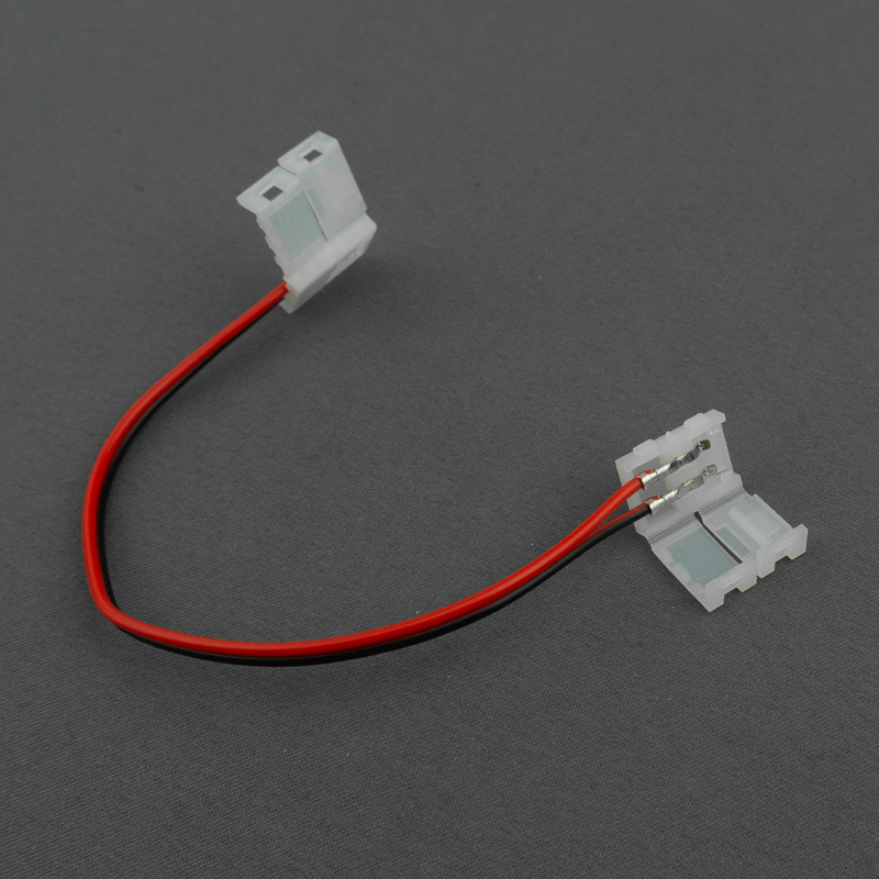 Złączka LED mono 8mm dwustronna z przewodem 1 Złączka LED MONO 8mm dwustronna z przewodem — oświetlenie LED