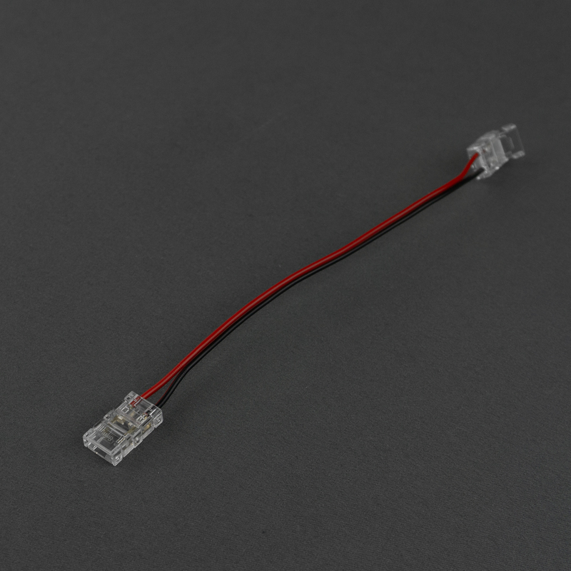 Złączka LED mono COB 8mm dwustronna z przewodem 1 Złączka LED MONO COB 8mm dwustronna z przewodem — oświetlenie LED